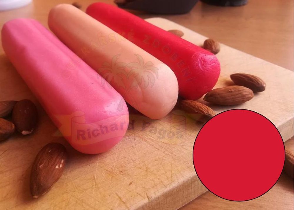 Piros marcipán 1:3 (25% mandula) – 500 g - Fagoš