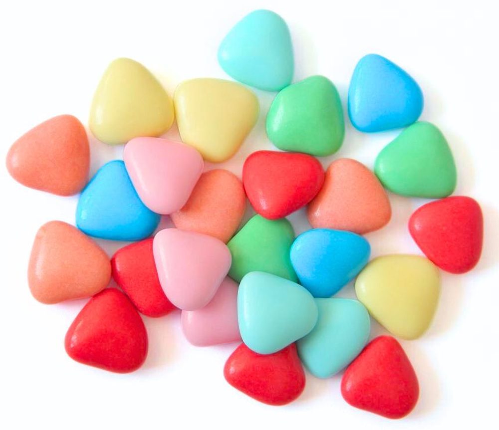 Színes csokoládés szívecskék (dekor konfetti) 30 g - Fagoš