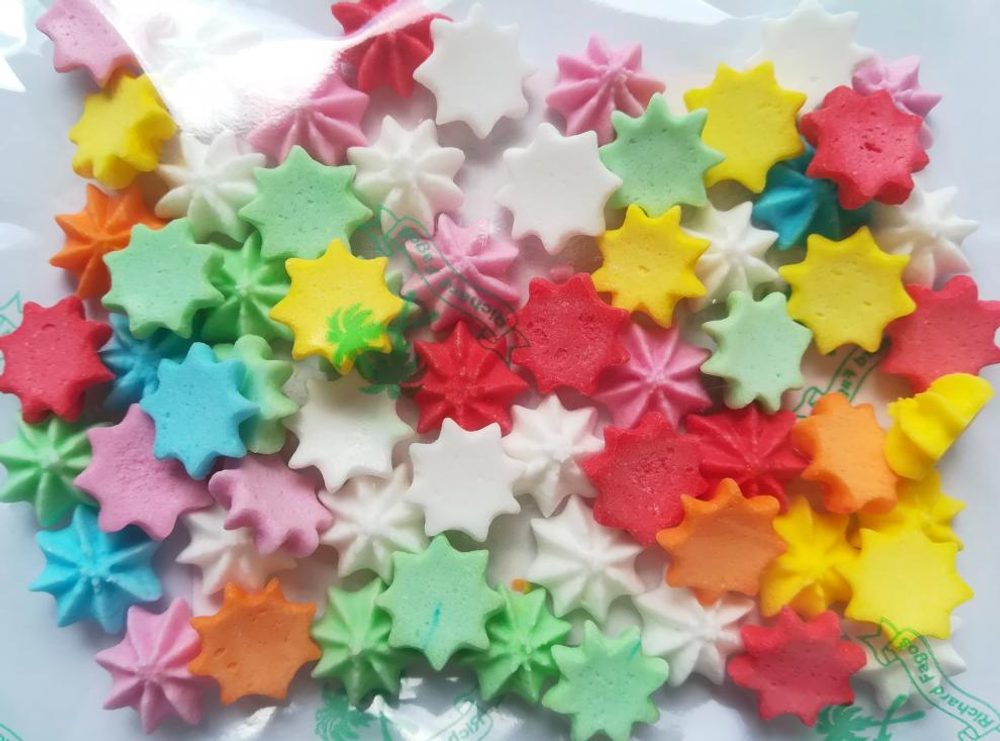 Színes pucky puszikák (cukordekoráció) - Fagoš