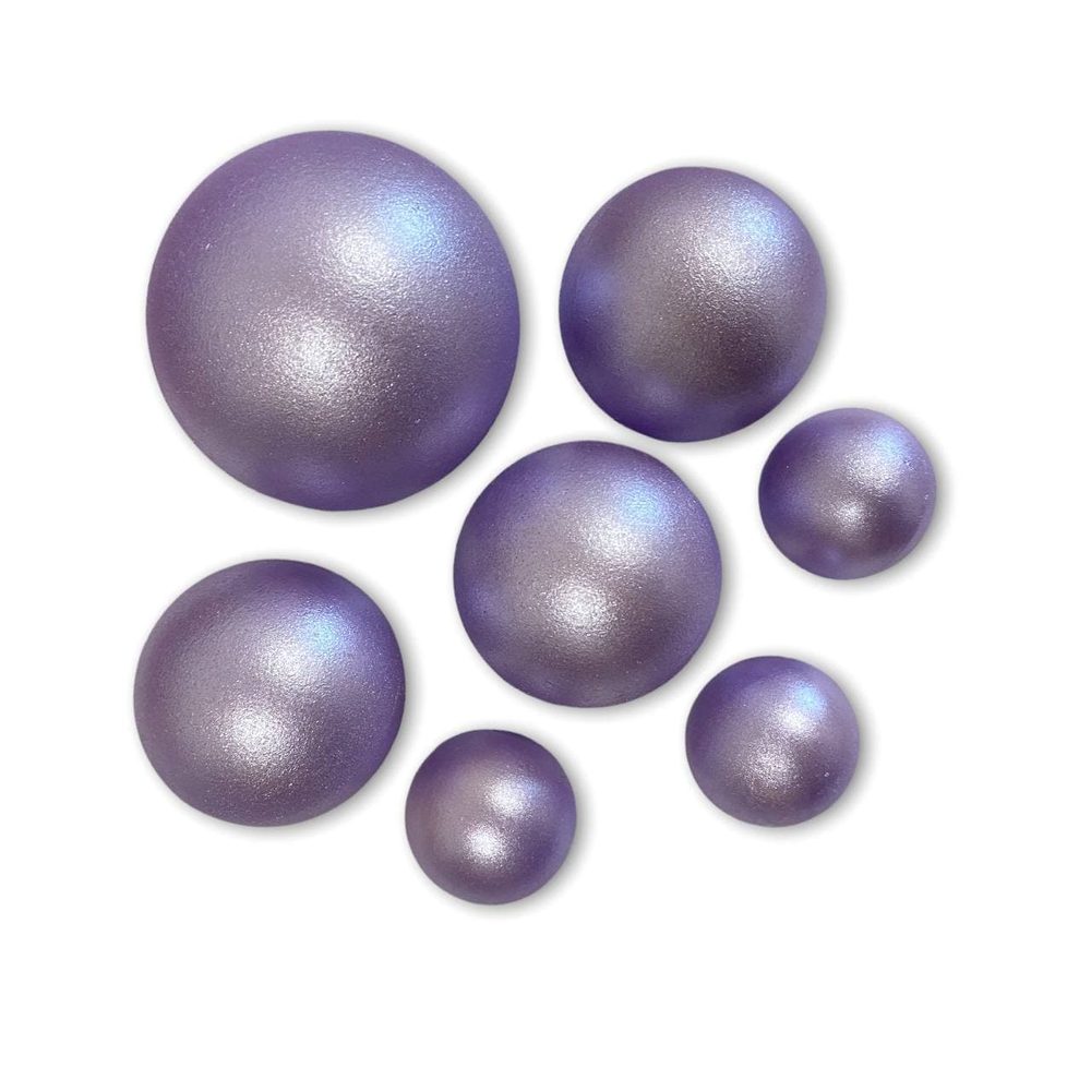 Levendula gyöngyházfényű csokoládégömbök - K-Decor