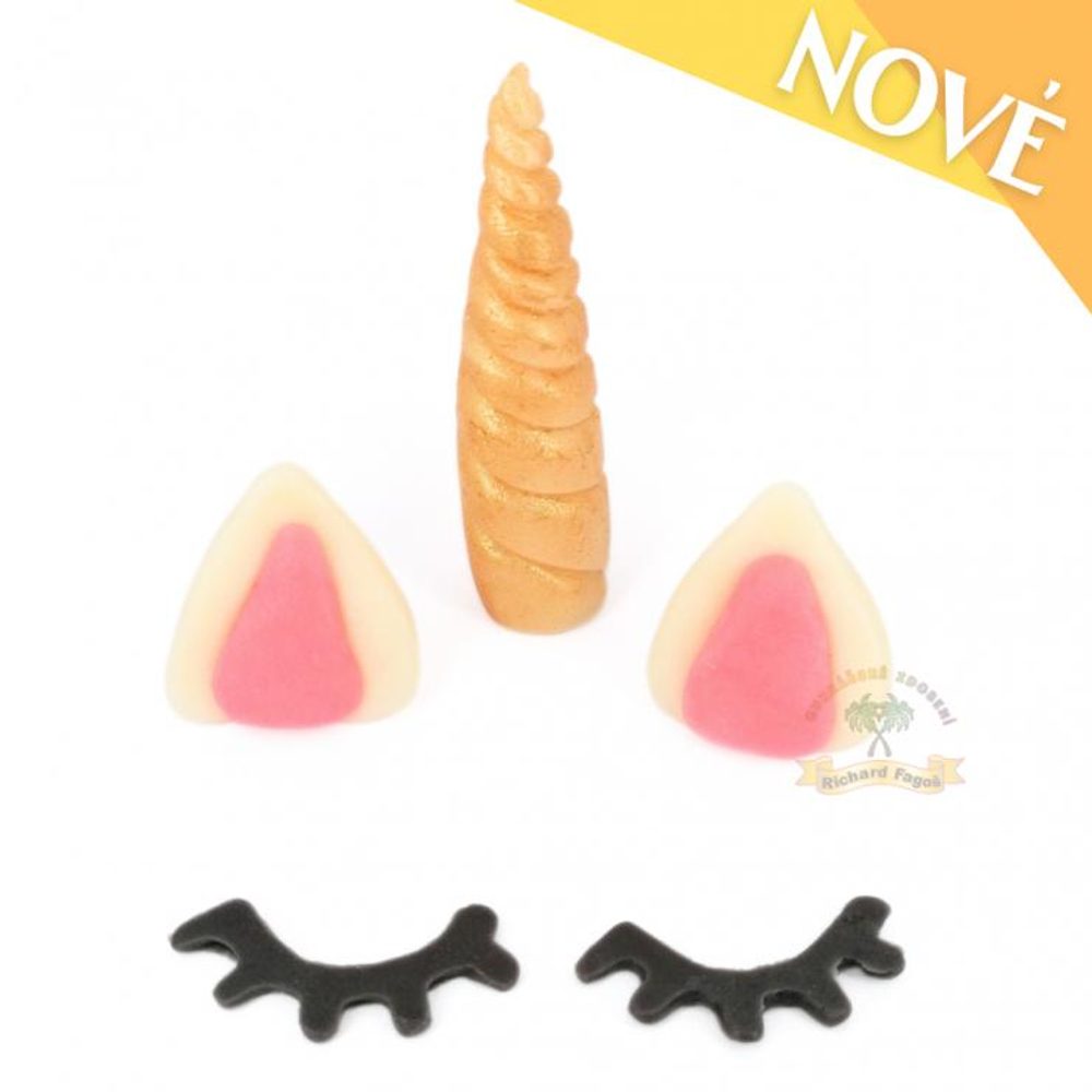 Unikornis díszítő szett (szarv