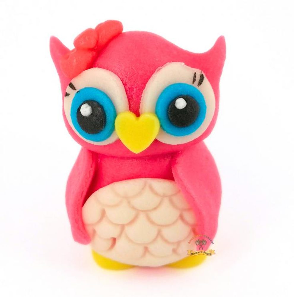 3D figura 60 g (rózsaszín bagoly) - Fagoš