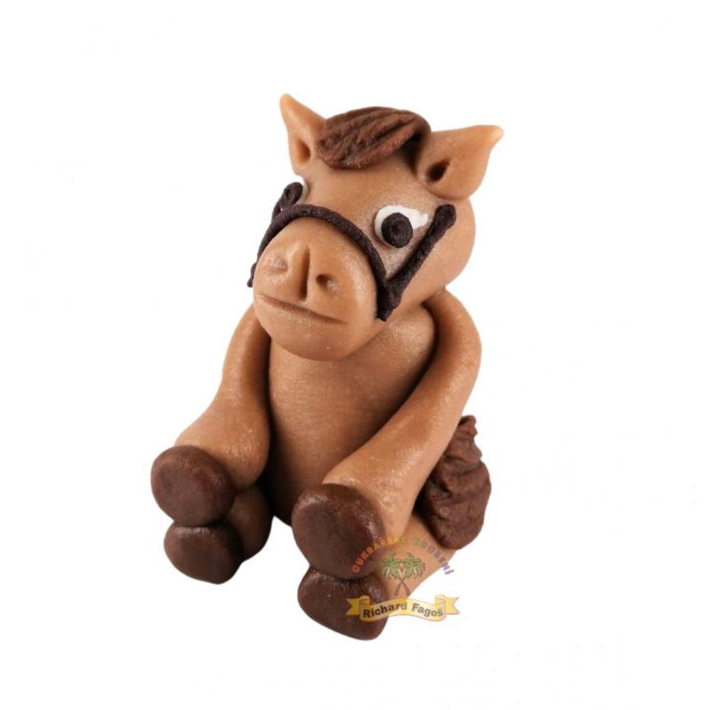 3D ló figura 60 g (barna) - Fagoš