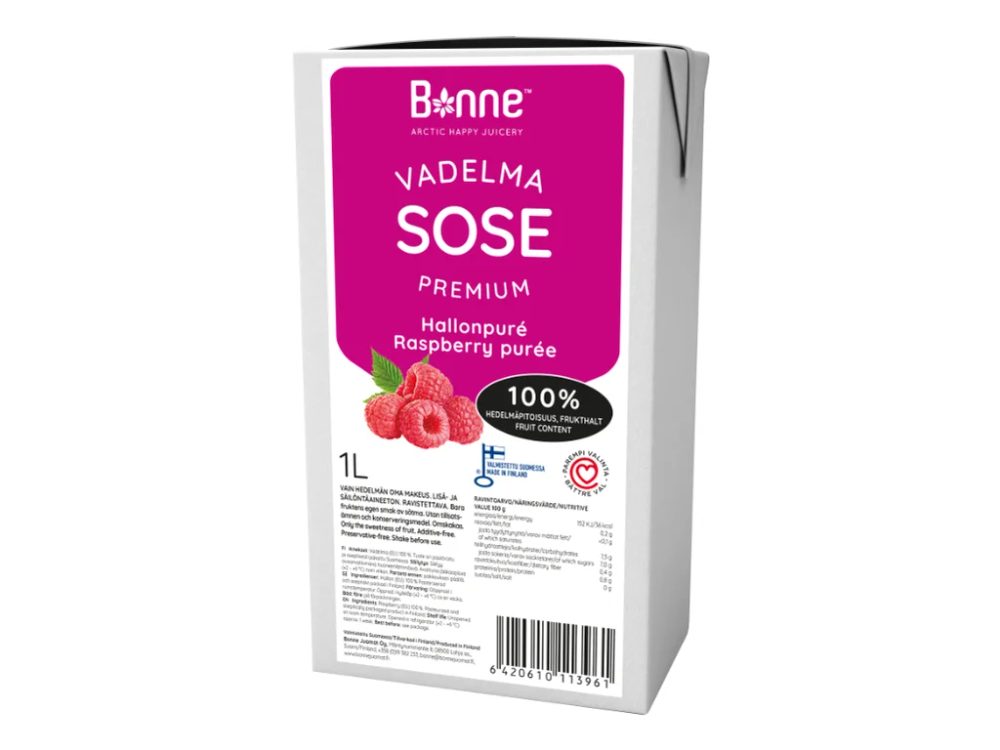 Gyümölcspüré Málna 1 l -