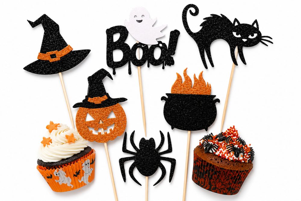 Halloween muffin beszúrók 36 db – Cakesicq - Cakesicq