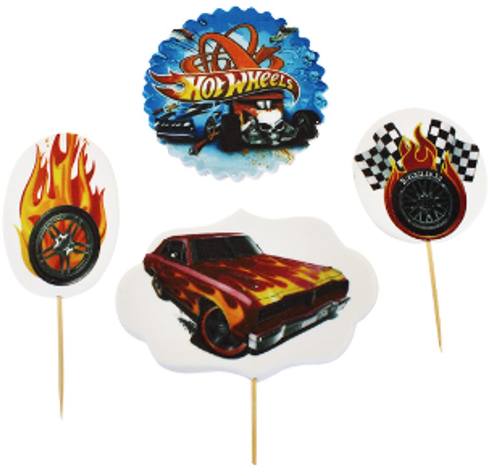 Hot Wheels – ehető cukor-/ostyadekoráció - K-Decor